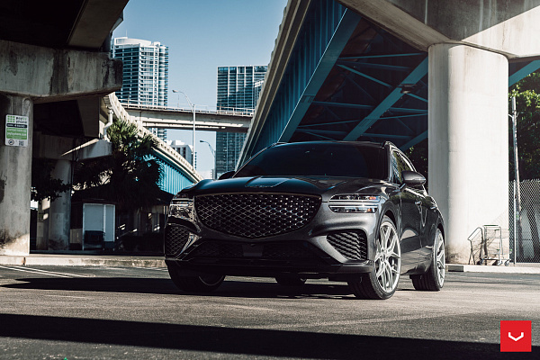 Фото дисков Vossen HF-5 Серебро на Genesis GV70