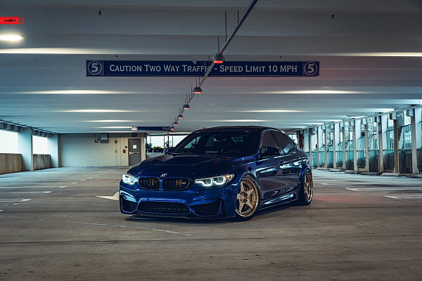 Фото дисков Anrky RS5 Сатиновая шампань на BMW 3/M3 (F3x/F80)