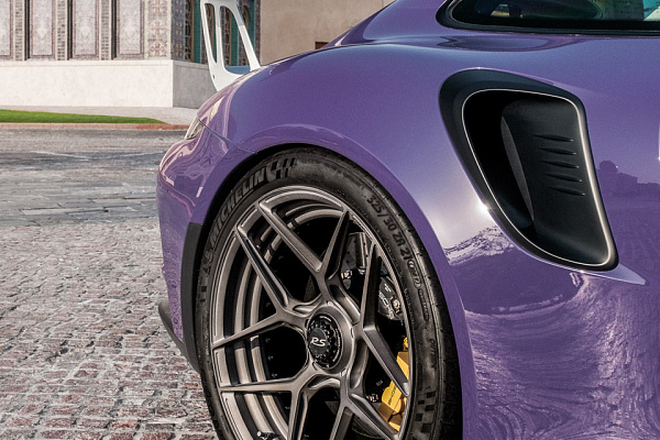 Фото дисков Brixton Forged PF7 Сатиновый темный лак на Porsche 911 VII