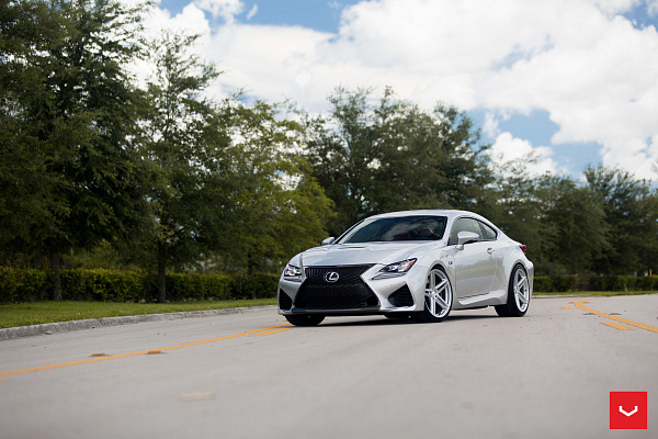 Фото дисков Vossen VFS-5 Серебро на Lexus RC