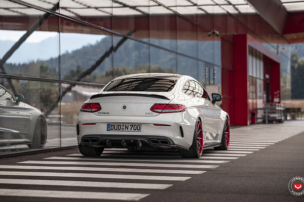 Фото дисков Vossen M-X2 (3-Piece) Глянцевый темный лак на Mercedes-Benz C-Class (W205)