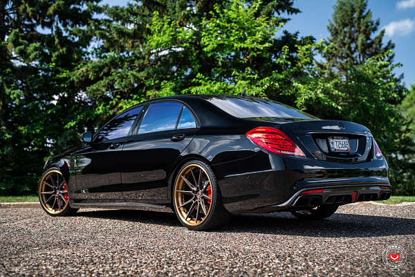 Фото дисков Vossen EVO-2R (3-Piece) Глянцевая медь на Mercedes-Benz S-Class (W222, C217)