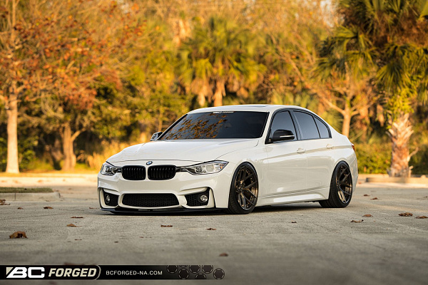 Фото дисков BC Forged HCS21 Глянцевая бронза на BMW 3/M3 (F3x/F80)