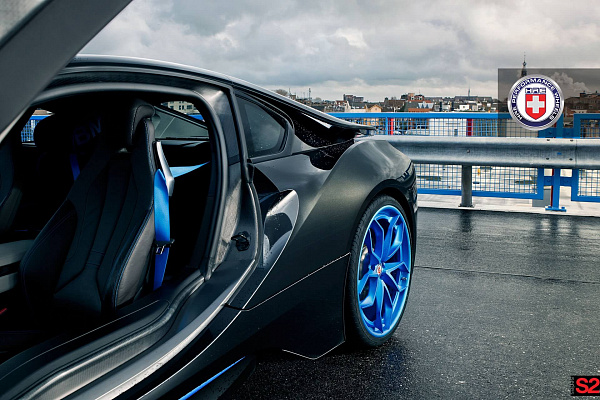Фото дисков HRE S201H Синий сатин на BMW i8