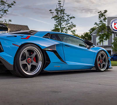 Фото дисков HRE 527 на Lamborghini Aventador