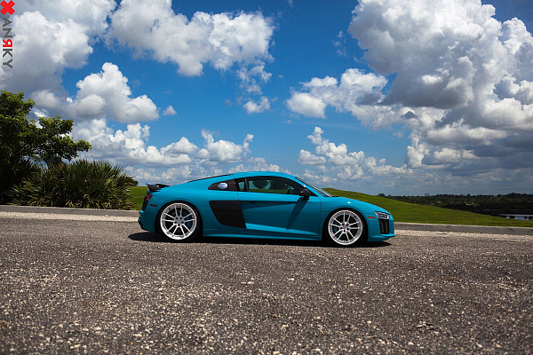 Фото дисков Anrky AN34 Белый сатин на Audi R8 (4S)