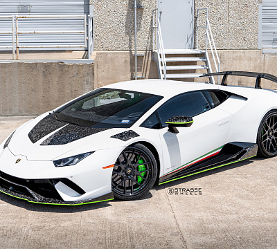 Фото дисков Strasse Wheels SM7 Deep Concave FS на Lamborghini Huracan