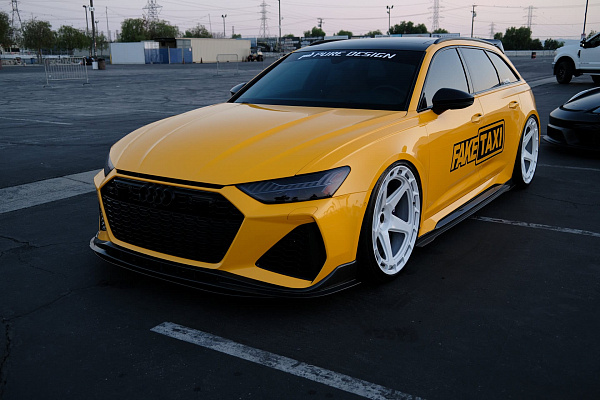 Фото дисков Brixton Forged TR05 AERO1 Белый глянец на Audi A/RS 6 (C8)