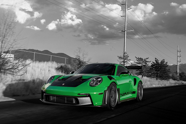 Фото дисков Brixton Forged TR20 Сатиновый темный лак на Porsche 911 VIII