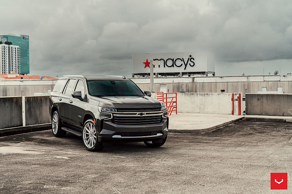 Фото дисков Vossen HF6-1 Серебро на Chevrolet Tahoe V