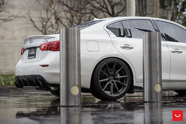 Фото дисков Vossen HF-3 Глянцевый графит на Infiniti Q50