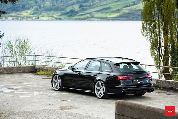 Фото дисков Vossen CV3 Серебро на Audi A/RS 6 (C7)