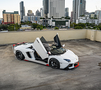 Фото дисков Strasse Wheels SM5R Deep Concave FS на Lamborghini Aventador