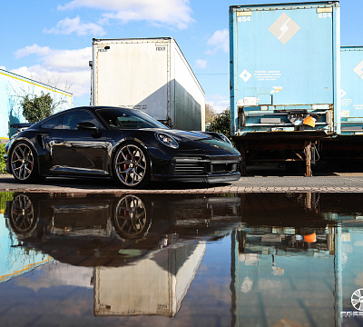 Фото дисков Vossen S21-01 на Porsche 911 VIII