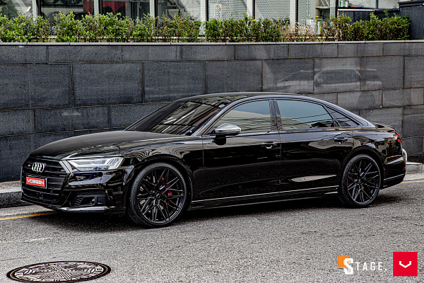 Фото дисков Vossen HF-7 Черный глянец на Audi A/S 8 (D5)