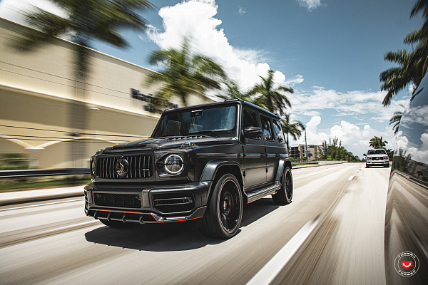 Фото дисков Vossen S17-07 Черный глянец на Mercedes-Benz G-Class III