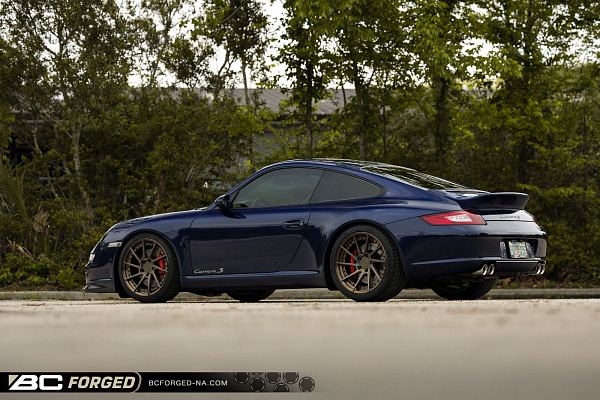Фото дисков BC Forged HCA210 Сатиновая бронза на Porsche 911 VI
