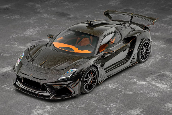Фото дисков Mansory FV.5 Черный глянец на Maserati MC20