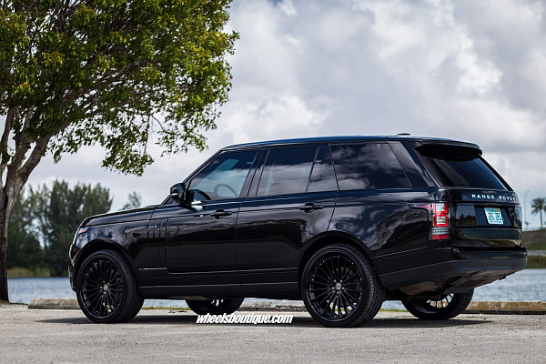 Фото дисков HRE S209 Черный сатин на Range Rover IV