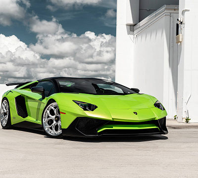 Фото дисков HRE S111SC на Lamborghini Aventador