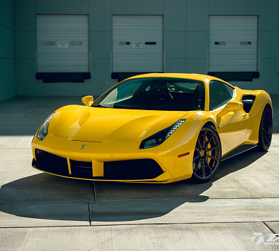 Фото дисков Vossen M-X2 на Ferrari 488