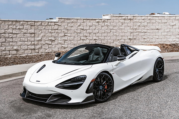 Фото дисков Brixton Forged PF10 Черный сатин на McLaren 720S