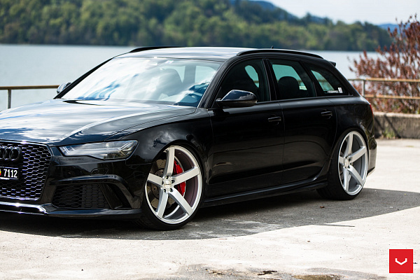 Фото дисков Vossen CV3 Серебро на Audi A/RS 6 (C7)