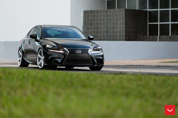 Фото дисков Vossen CV3 Серебро на Lexus IS II