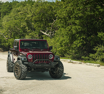 Фото дисков Vossen HF-3 на Jeep Gladiator II (JT)