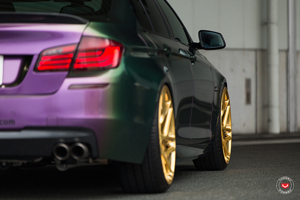 Фото дисков Vossen CG-209T Глянцевое золото на BMW 5/M5 (F10)