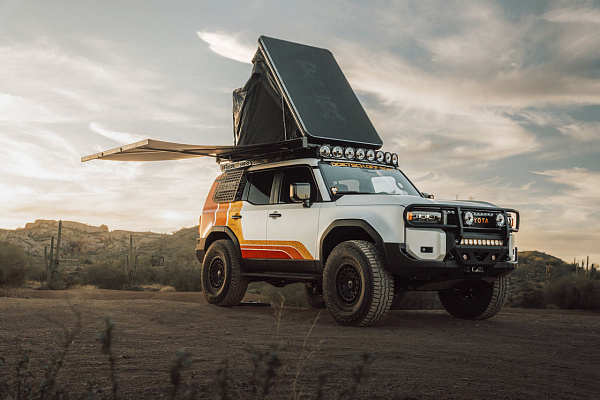 Фото дисков Black Rhino AWOL Черный сатин на Toyota Land Cruiser Prado 250