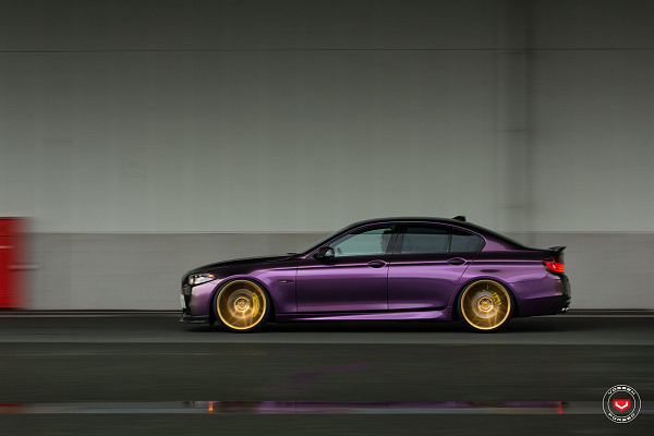 Фото дисков Vossen CG-209T Глянцевое золото на BMW 5/M5 (F10)