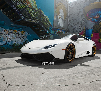 Фото дисков Strasse Wheels SV10M Deep Concave FS на Lamborghini Huracan