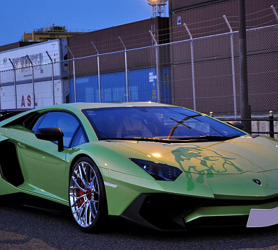 Фото дисков Anrky AN10 на Lamborghini Aventador