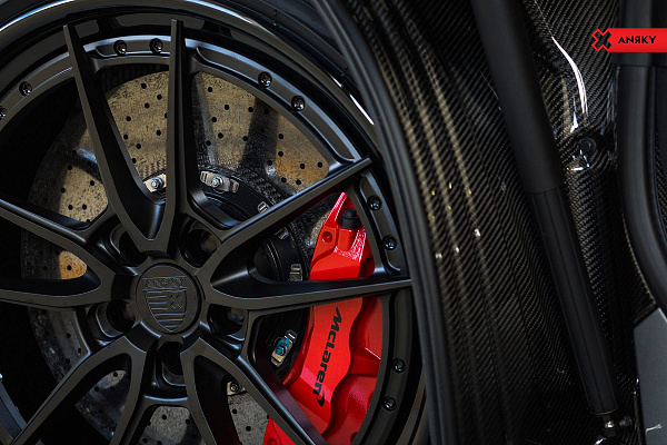 Фото дисков Anrky AN34 Черный сатин на McLaren 12C