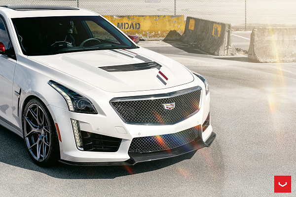 Фото дисков Vossen HF-5 Сатиновый графит на Cadillac CTS III