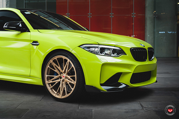Фото дисков Vossen M-X6 Глянцевая шампань на BMW 2/M2 (F22/F87)