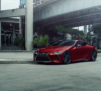 Фото дисков Vossen HF-7 на Lexus LC 500