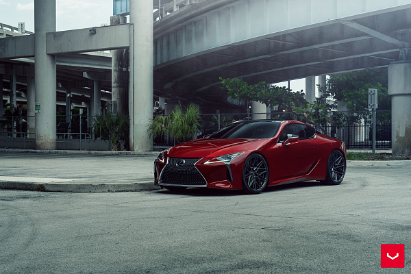 Фото дисков Vossen HF-7 Глянцевый графит на Lexus LC 500