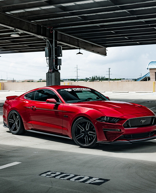 Фото дисков HF-1 Алмазная проточка на Ford Mustang VI