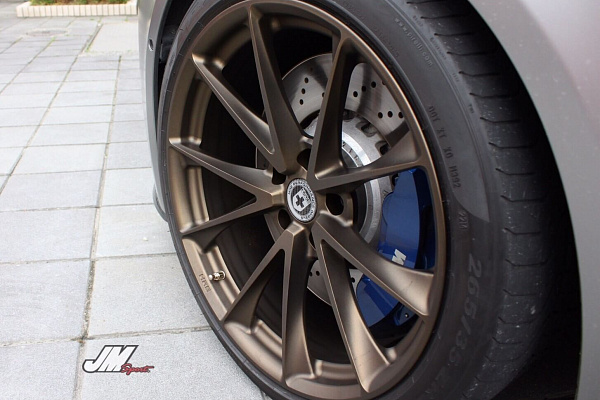 Фото дисков HRE P204 Сатиновая бронза на BMW 5/M5 (F10)