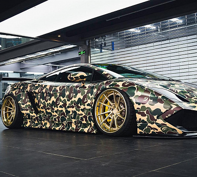 Фото дисков Anrky AN33 на Lamborghini Gallardo