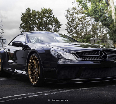 Фото дисков HRE P103 на Mercedes-Benz SL (R230)
