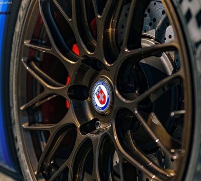 Фото дисков HRE RC100 на Porsche Cayman II
