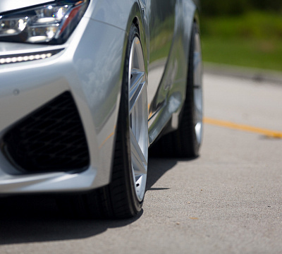 Фото дисков Vossen VFS-5 на Lexus RC