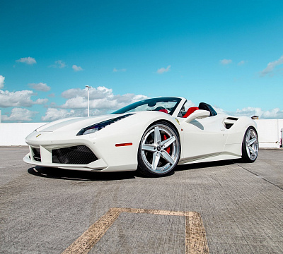 Фото дисков Anrky AN35 на Ferrari 488
