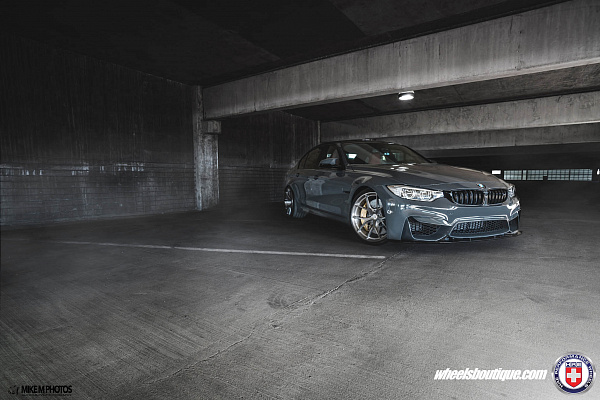 Фото дисков HRE P101 Глянцевый темный лак на BMW 3/M3 (F3x/F80)