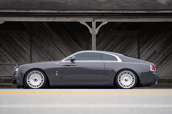 Фото дисков Brixton Forged LX07 Алмазная проточка на Rolls-Royce Wraith