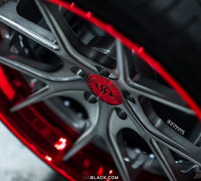 Фото дисков Strasse Wheels SM5R Deep Concave на Lamborghini Huracan