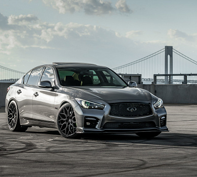 Фото дисков Vossen HF-2 на Infiniti Q50